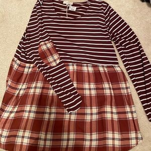 Plaid + stripes